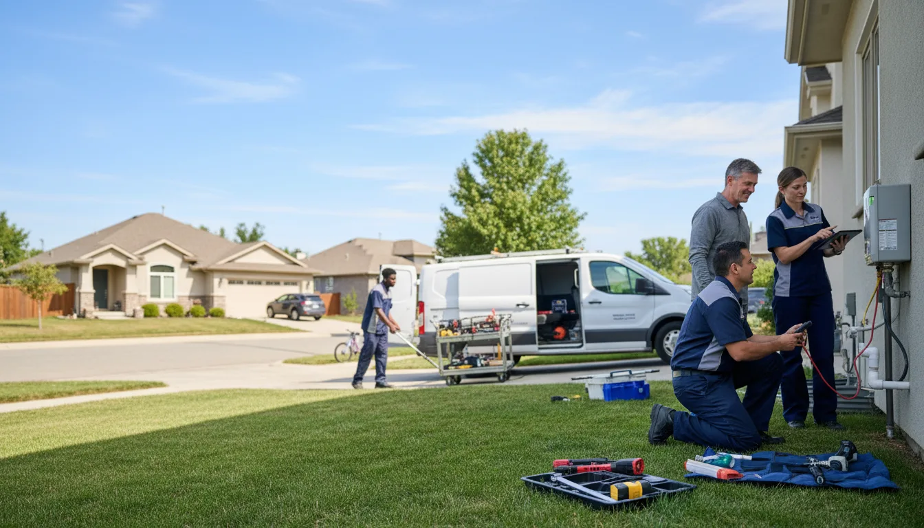 Tankless water heater service in Media, IL